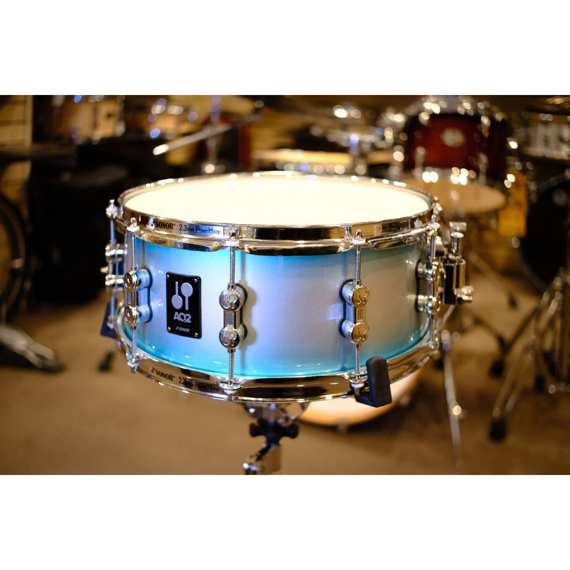 Sonor - AQ2 Series Snare 6x14 Aqua Silver Burst AQ2-1406SDW-ASB - Image 3