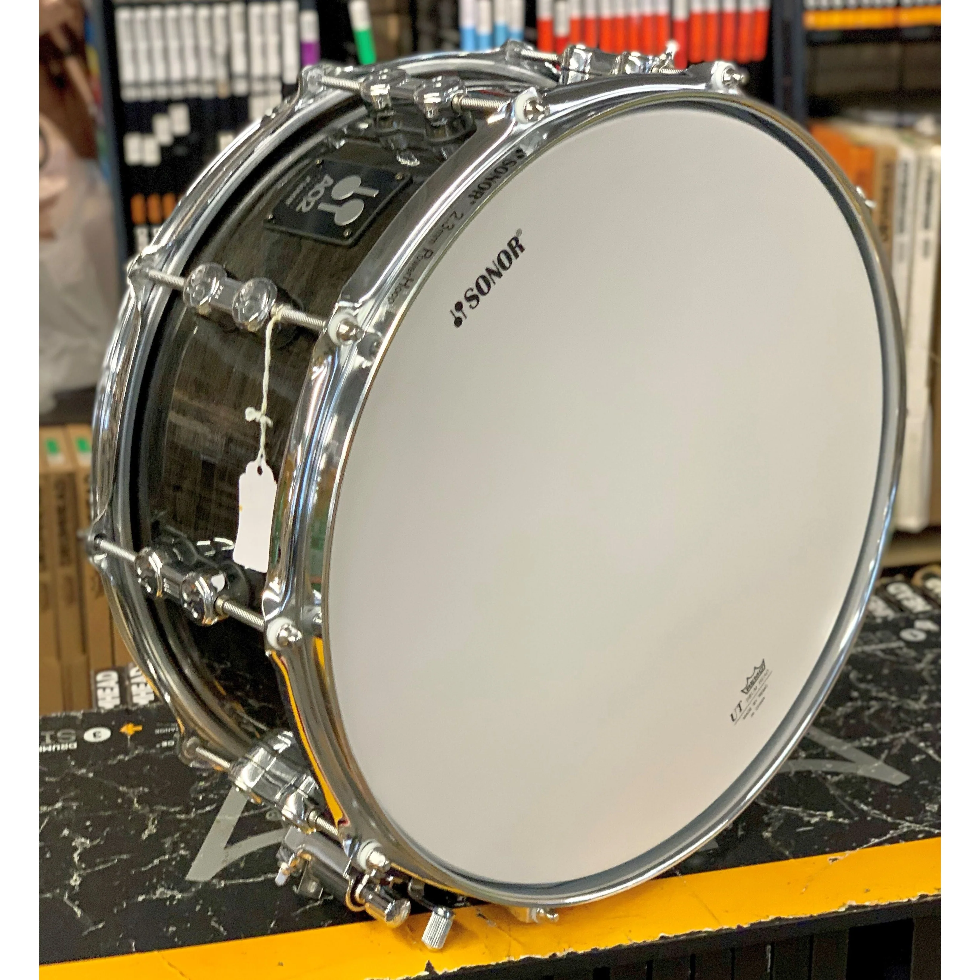 Sonor - AQ2 Series Snare 6x14 Transparent Stain Black AQ2-1406SDW-13114 - Image 4