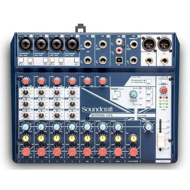Soundcraft - Notepad-12FX Small-format Analog Mixing Console with USB I/O and Lexicon Effects - Image 2