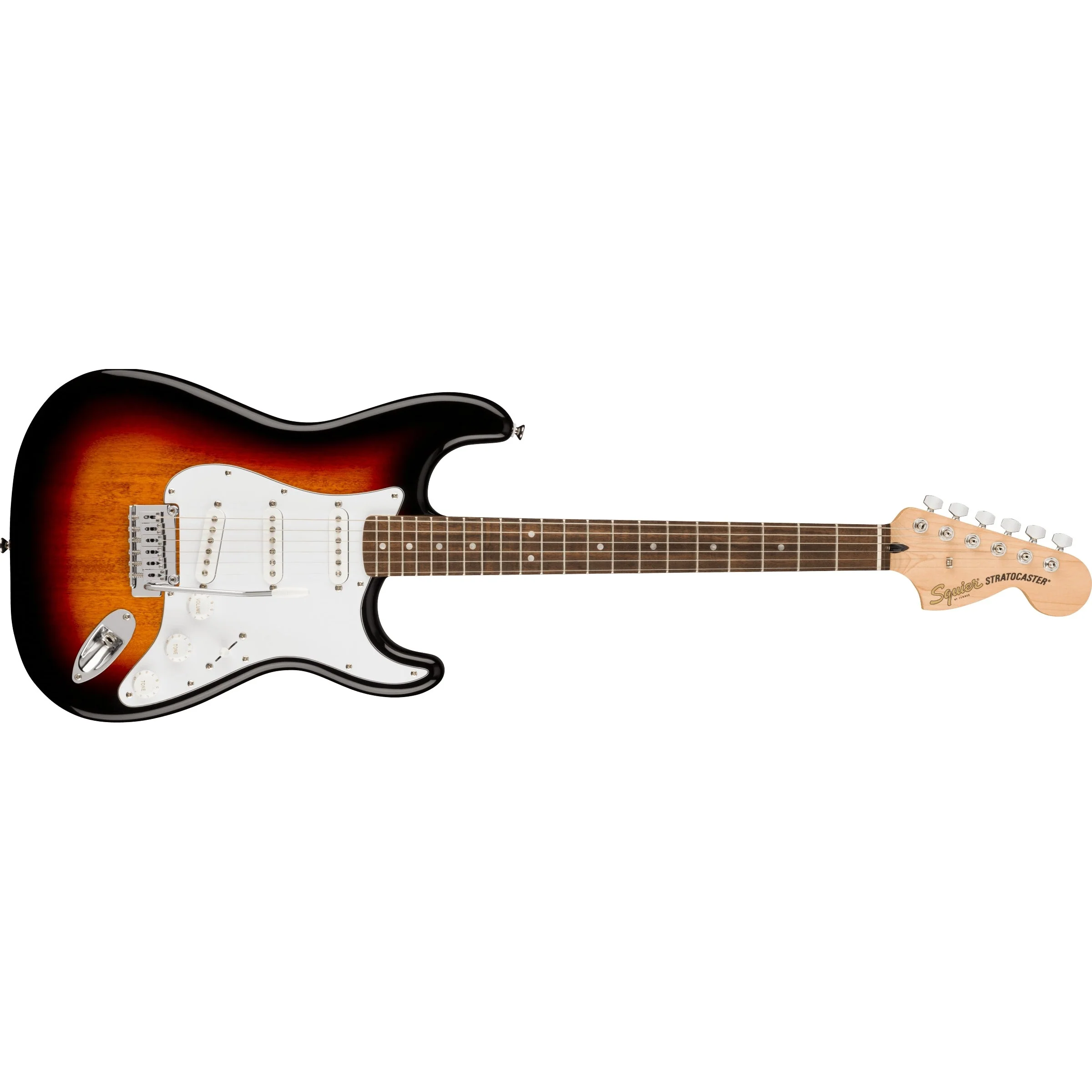 Squier - Affinity Series⢠Stratocaster® - Laurel Fingerboard - White Pickguard - 3-Color Sunburst 037-8000-500