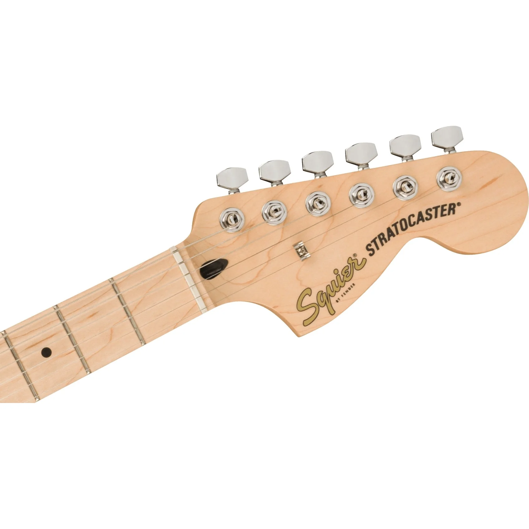 Squier - Affinity Series™ Stratocaster® - Maple Fingerboard - White Pickguard - Olympic White 037-8002-505 - Image 5