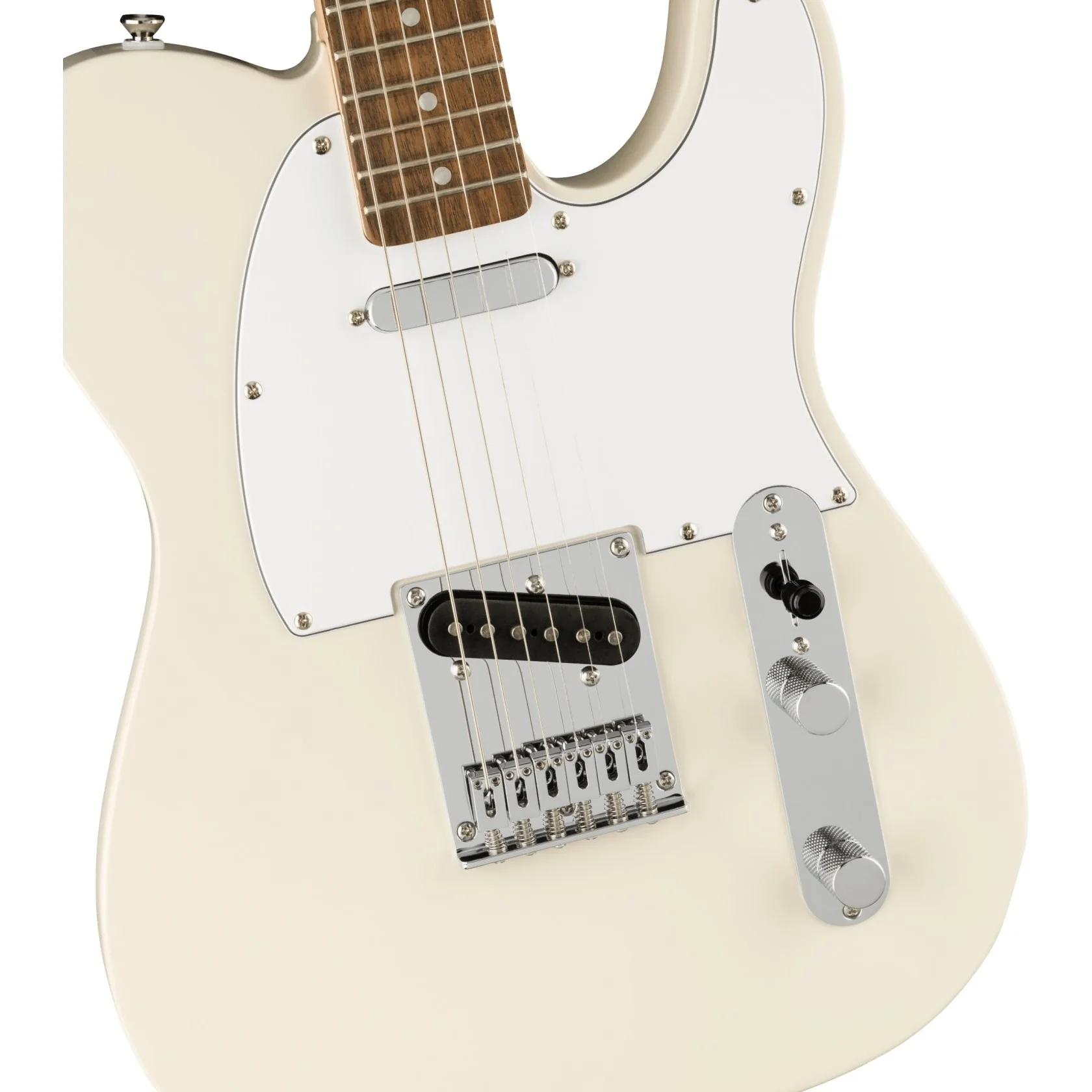Squier - Affinity Series⢠Telecaster® - Laurel Fingerboard - White Pickguard - Olympic White 037-8200-505 - Image 3