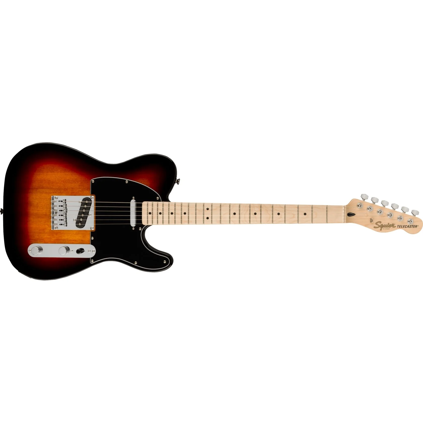Squier - Affinity Series⢠Telecaster® - Maple Fingerboard - Black Pickguard - 3-Color Sunburst 037-8203-500