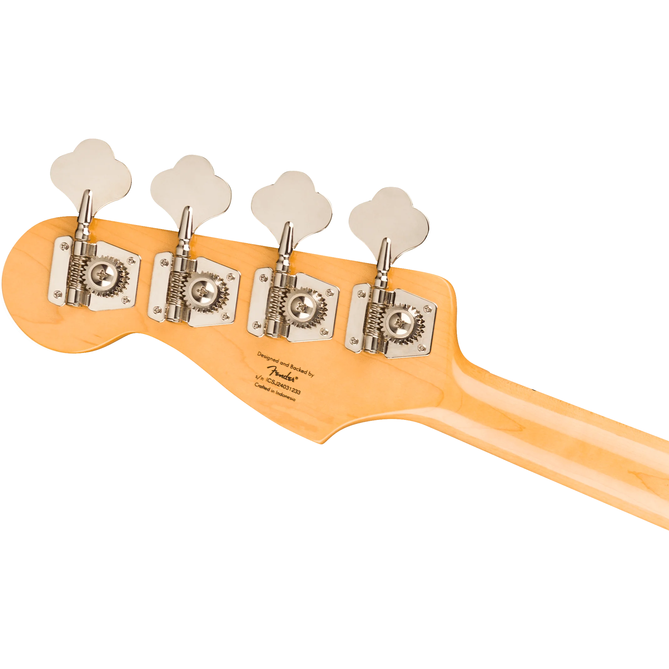 Squier - Classic Vibe™ Active '70s Jazz Bass® - Maple Fingerboard - Black Pickguard - Mocha - Image 5
