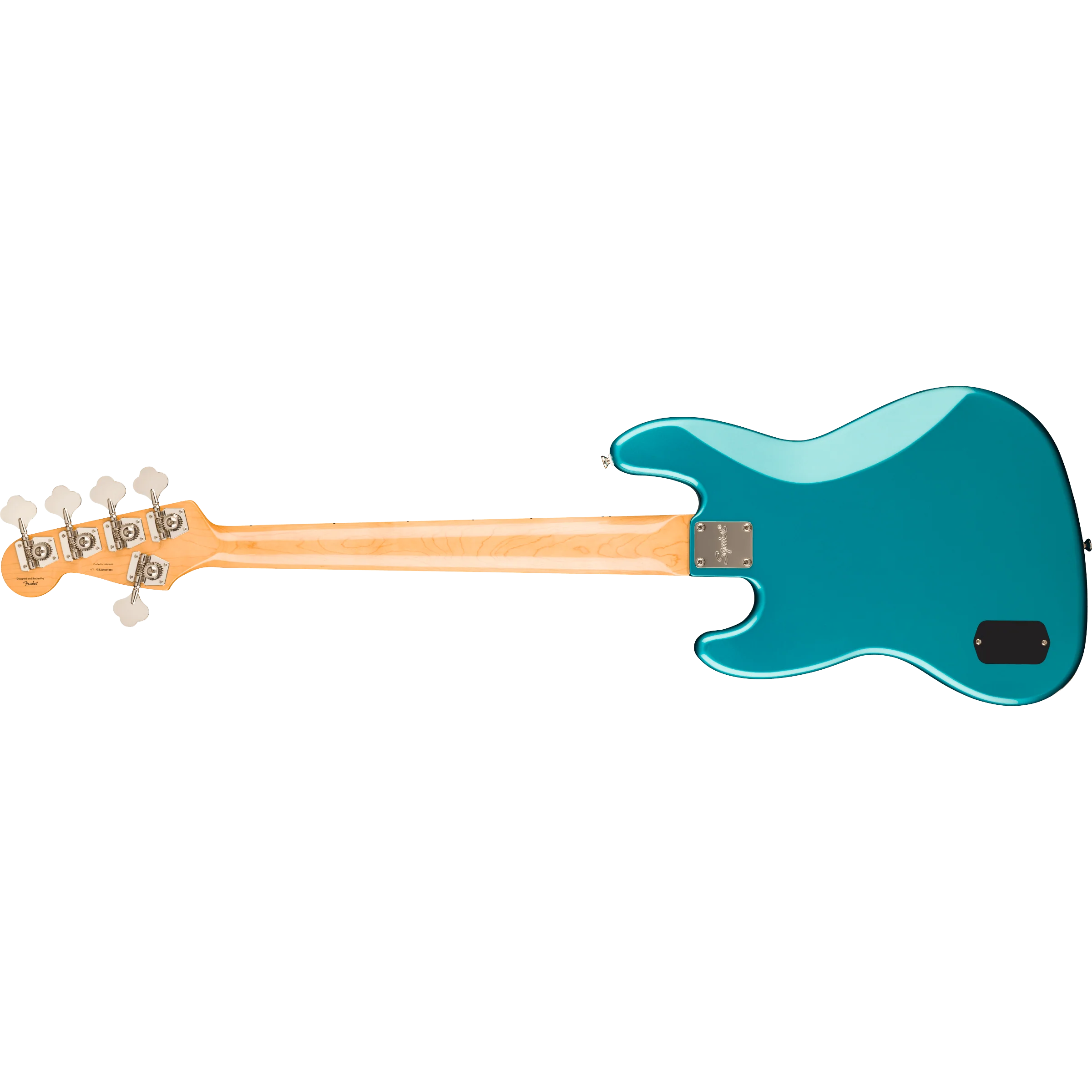 Squier - Classic Vibe™ Active '70s Jazz Bass® V - Maple Fingerboard - Parchment Pickguard - Ocean Turquoise - Image 2