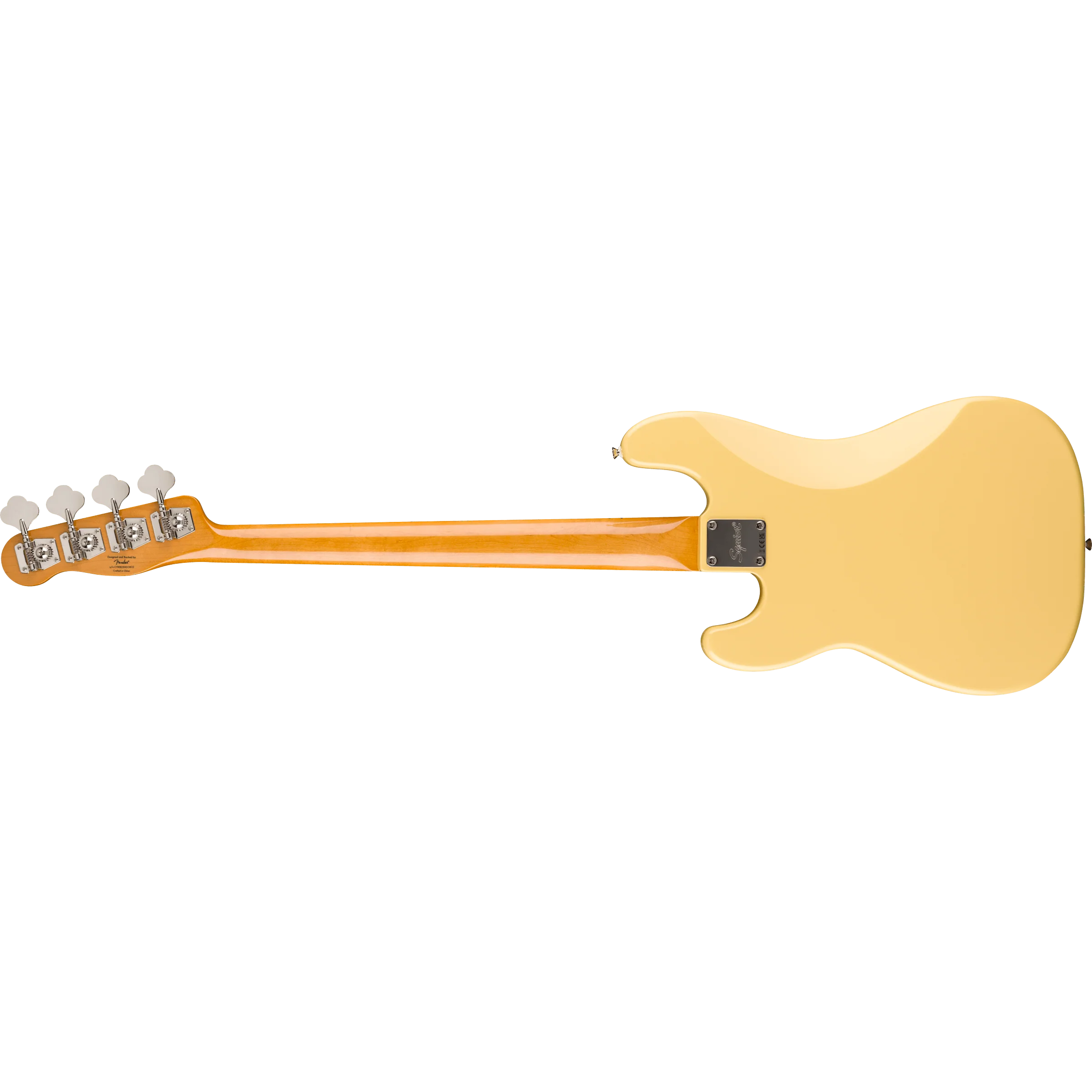 Squier - Classic Vibe™ Telecaster® Bass - Maple Fingerboard - Parchment Pickguard - Vintage White - Image 2