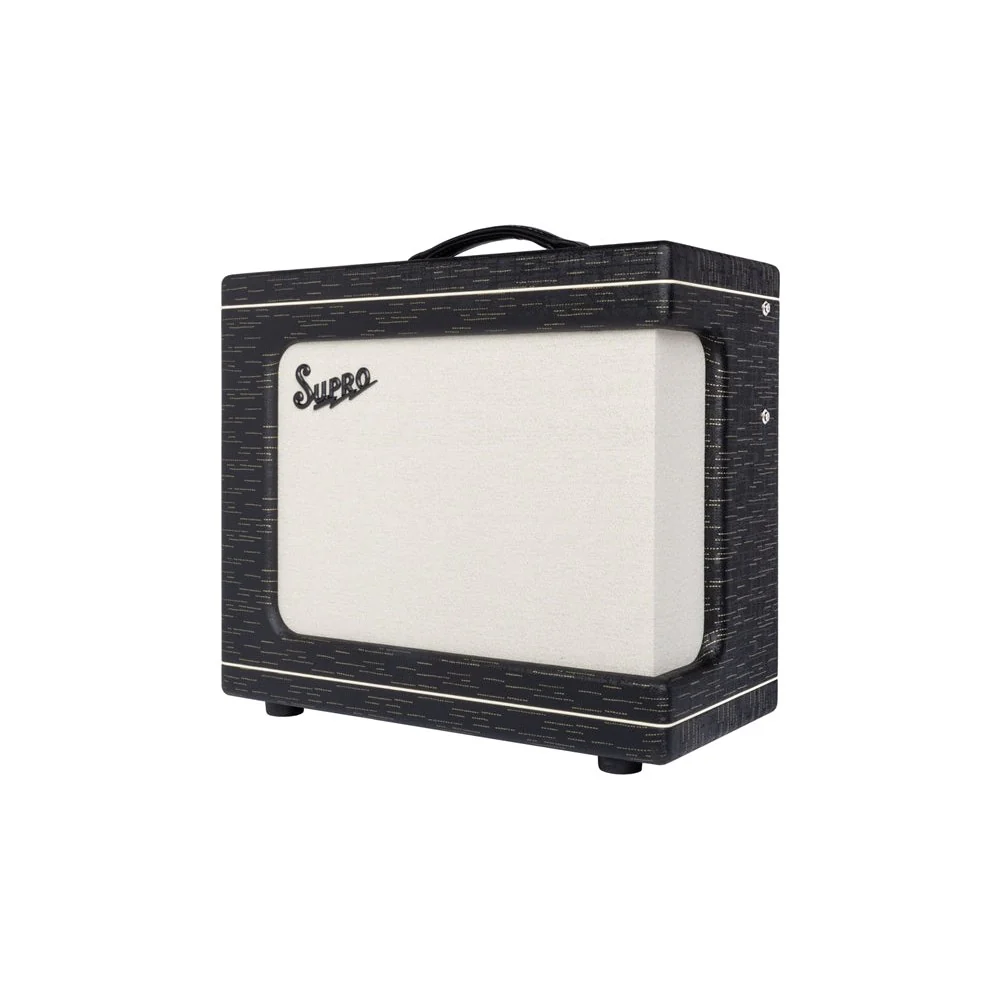 Supro - Delegate 1x12 Custom  - Black Scandia - 1620RCBLK - Image 4