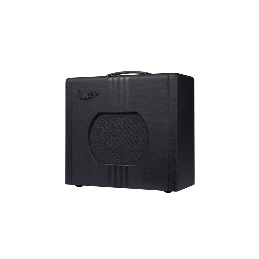 Supro - Delta King 10 1" x 10" 5-Watt Tube Combo Amp - Black and Black  - 1820RBB - Image 4