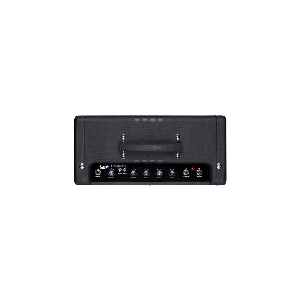 Supro - Delta King 10 1" x 10" 5-Watt Tube Combo Amp - Black and Black  - 1820RBB - Image 5