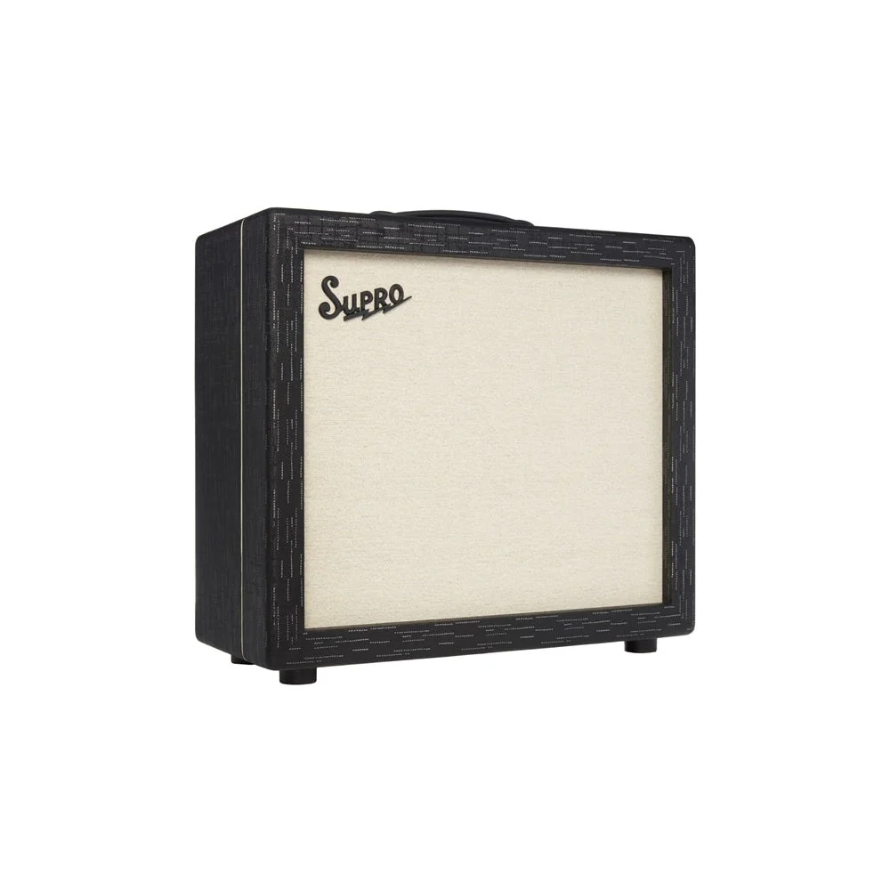 Supro - Royale 1x12 Extension Cabinet  - Black Scandia - 1732 - Image 4
