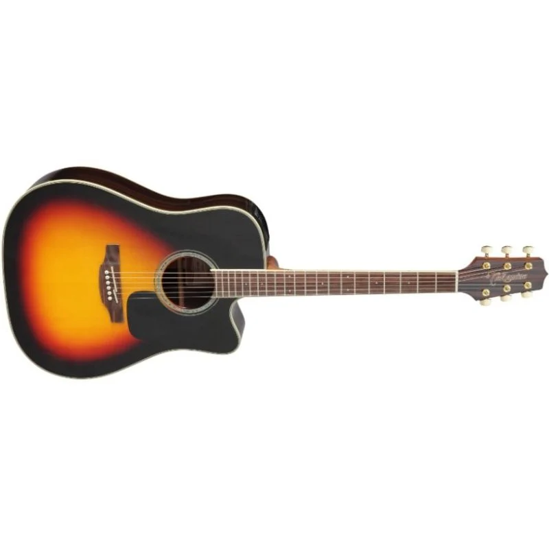 Takamine - Dreadnought Cutaway Acoustic-Electric Guitar - Sunburst - GD51CE-BSB