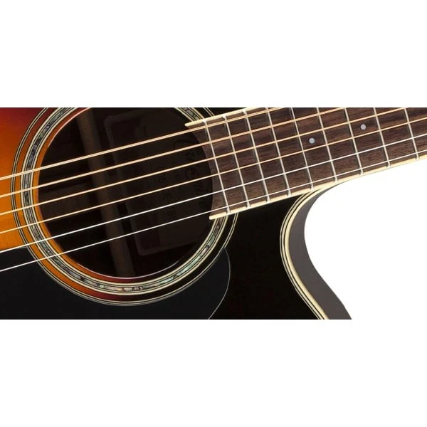 Takamine - Dreadnought Cutaway Acoustic-Electric Guitar - Sunburst - GD51CE-BSB - Image 3
