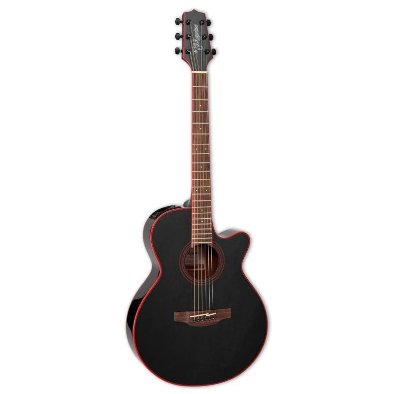 Takamine - FX Cutaway Acoustic/Electric Guitar - Cosmic Black - GF49CE-CB