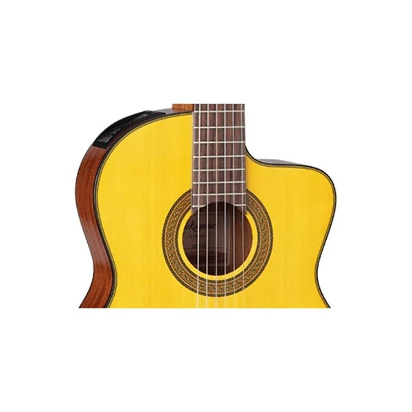 Takamine - G Series Acoustic-Electric Classical Cutaway Guitar - Natural - GC3CE-NAT - Image 2
