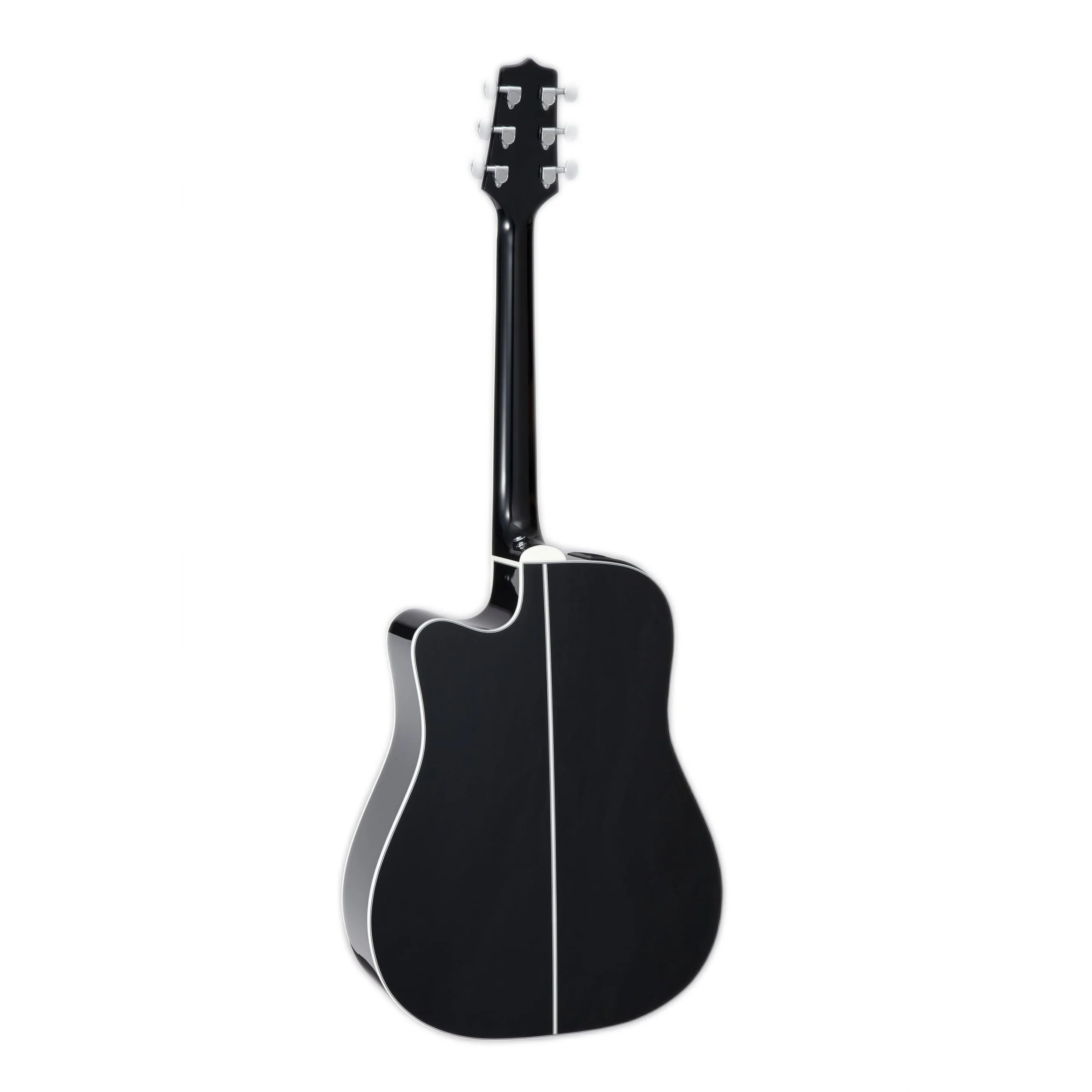 Takamine - G-Series Cutaway Dreadnought Acoustic Guitar With Gig Bag - Black  - GD34CE-BLK - Image 2