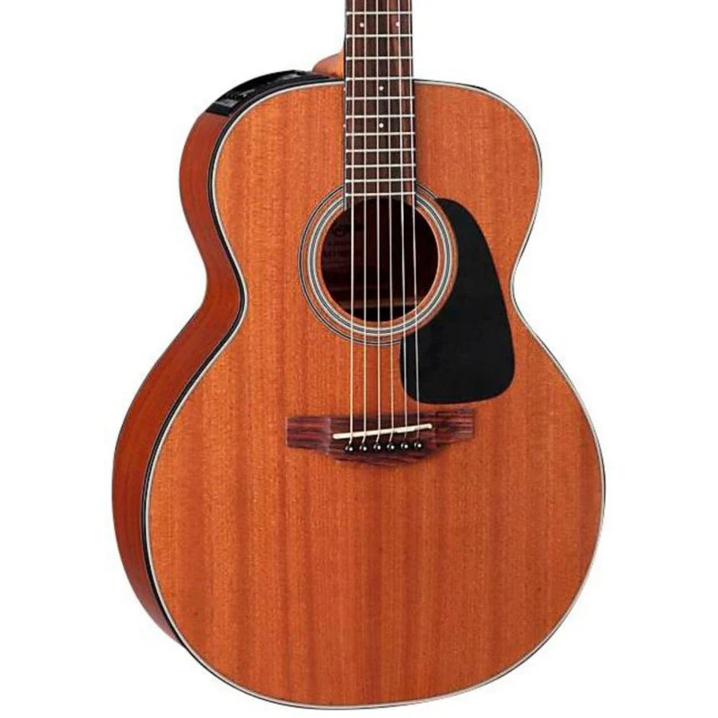 Takamine - Taka-mini Mahogany 3/4 Acoustic-Electric Guitar with Gig Bag - Natural - GX11ME-NS - Image 2