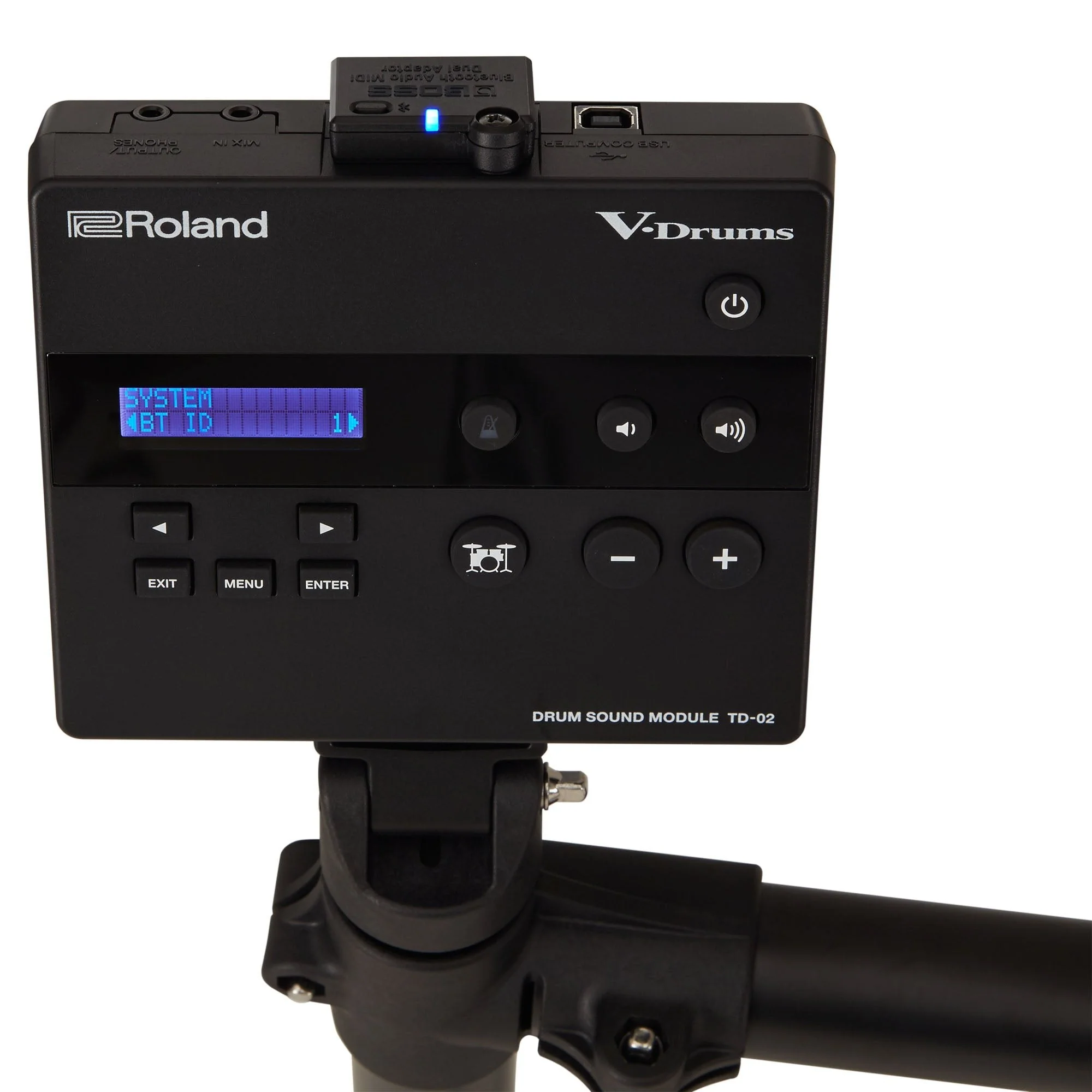 Roland - TD-02KV V-Drums - Five-Piece electronic drum kit with a mesh-head snare pad - expressive playability & noise-reducing features - Image 5