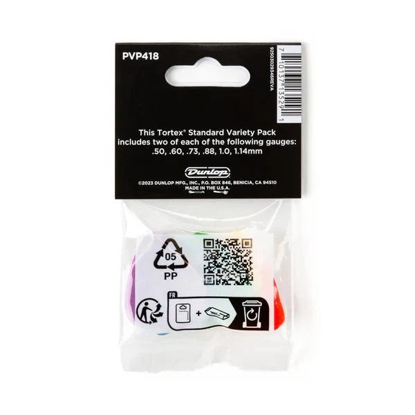 Tortex - Tortex Standard Pick Variety Pack of 12 - PVP418 - Image 2