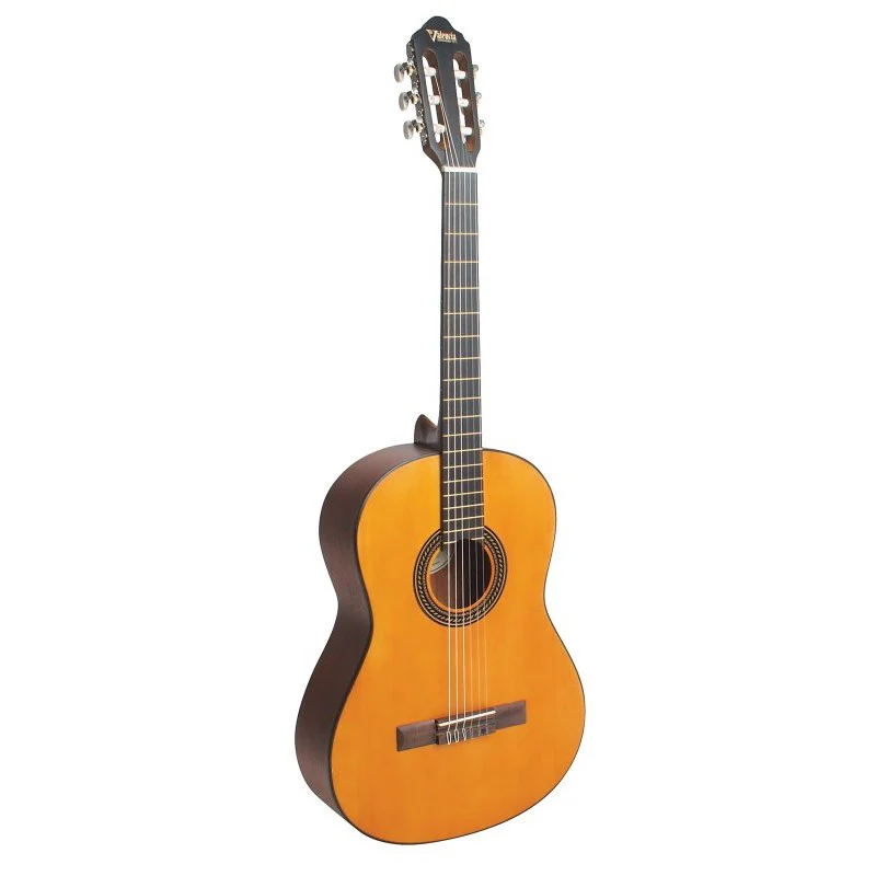 Valencia - 200 Series 4/4 Size Left-Handed Classical Guitar - Antique Natural Satin - VC204L - Image 3