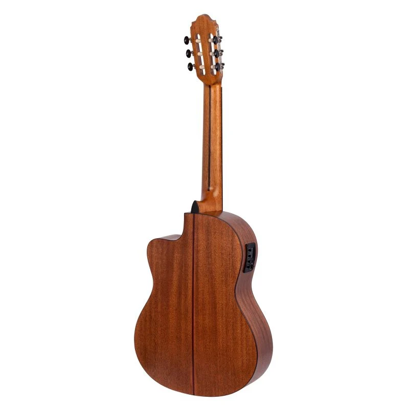 Valencia - 700 Series 4/4 Size Solid Sitka Spruce Top Classical Acoustic / Electric Guitar - Natural - VC704CE - Image 2