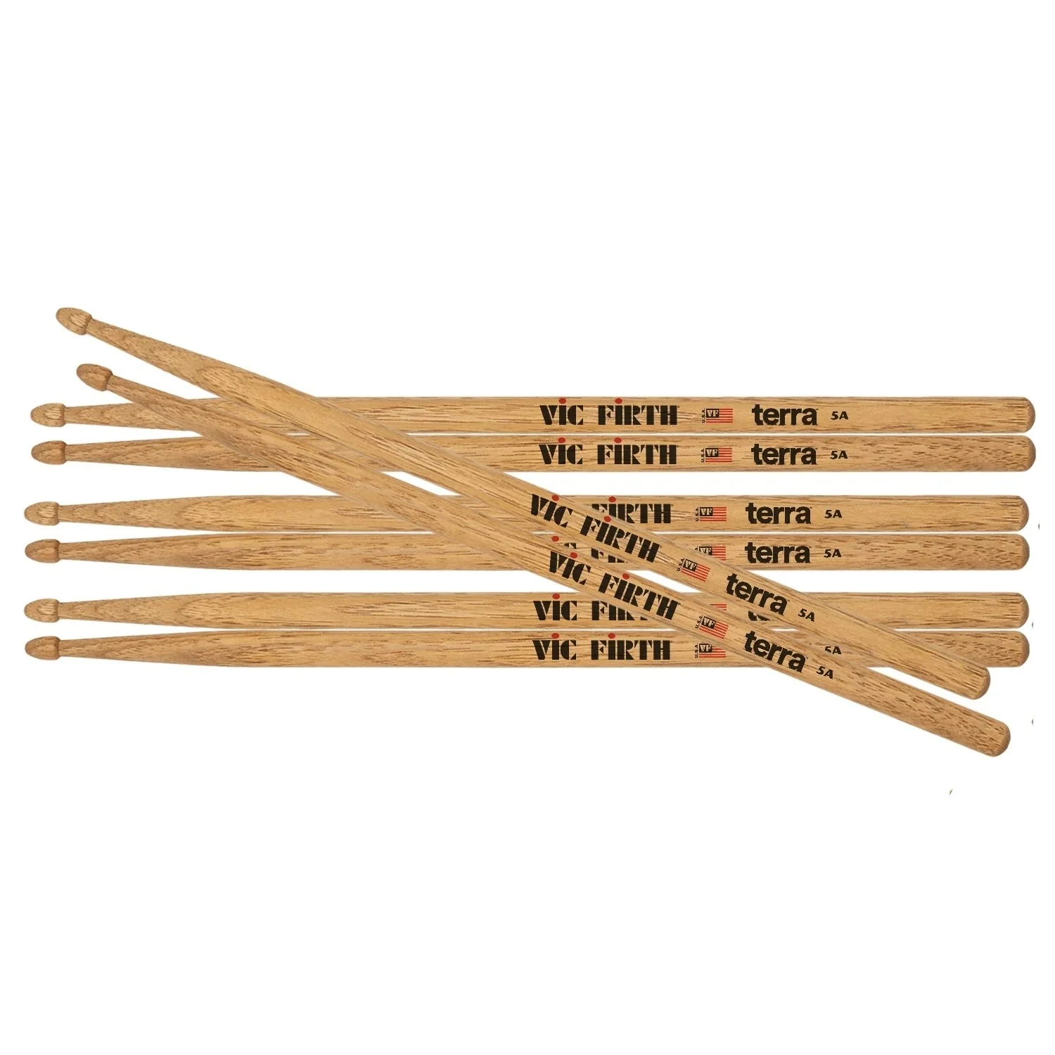 Vic Firth - American Classic® 5AT Terra Series 4 Pair Value Pack P5AT4PK