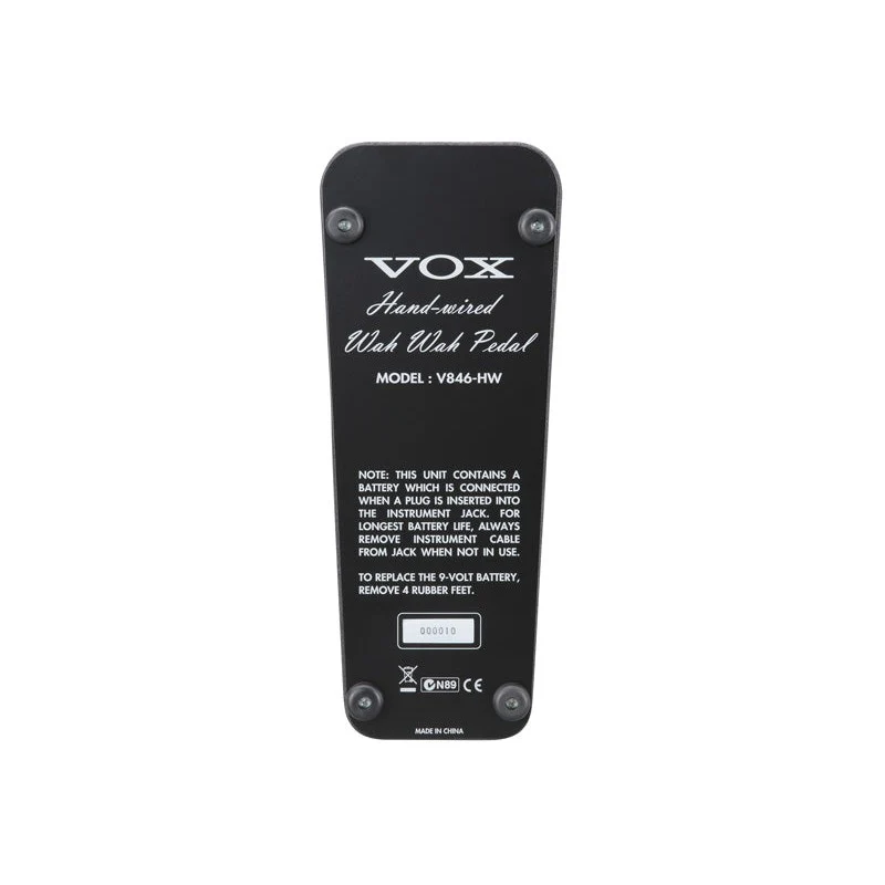 Vox - Hand-wired Wah Pedal Based on 1960's Vox V846 Wah Pedal with True Bypass Operation - V846HW - Image 2