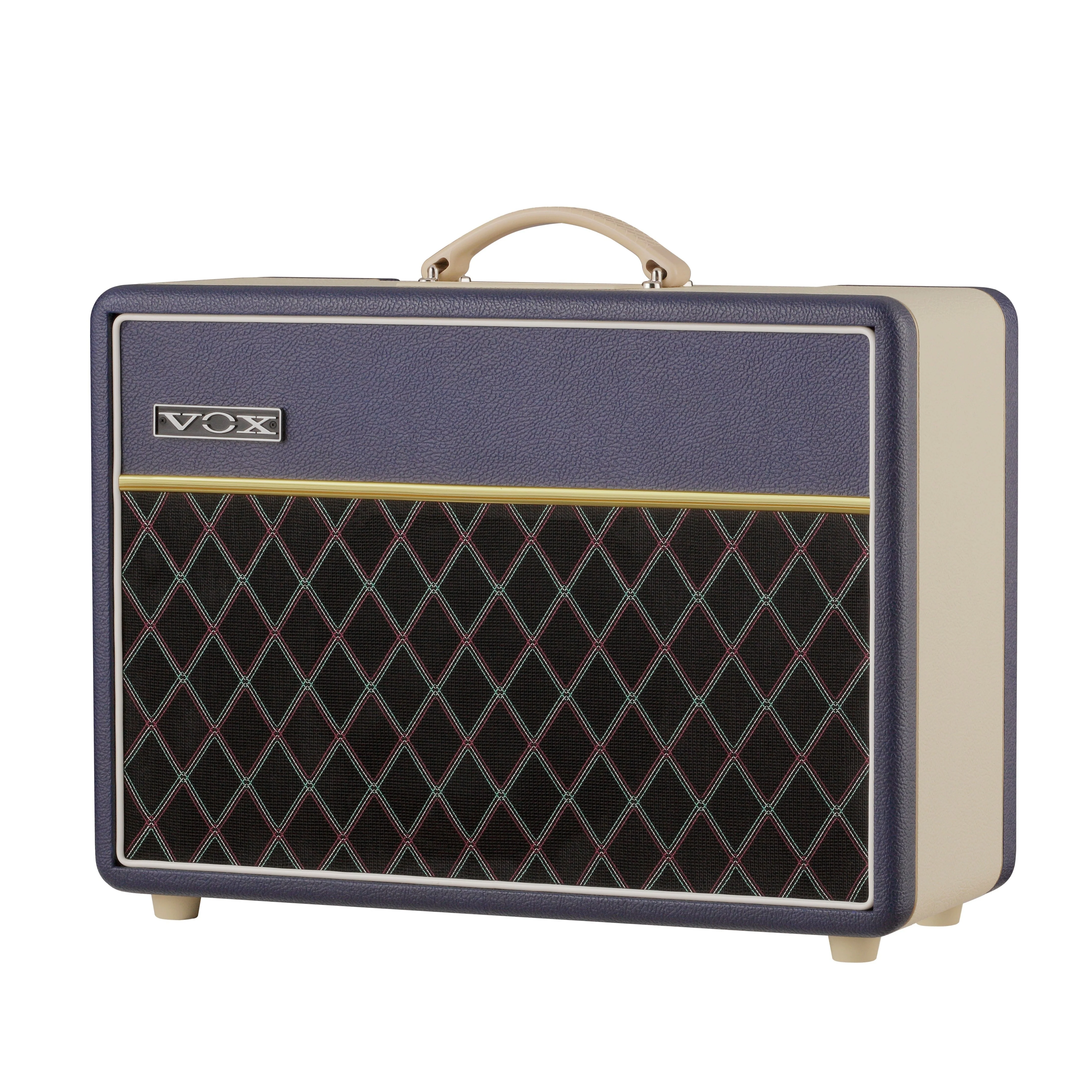Vox - Limited Edition Custom 1x10'' 10-Watt Tube Combo Amp - Blue & Cream - AC10C1TTBC - Image 4
