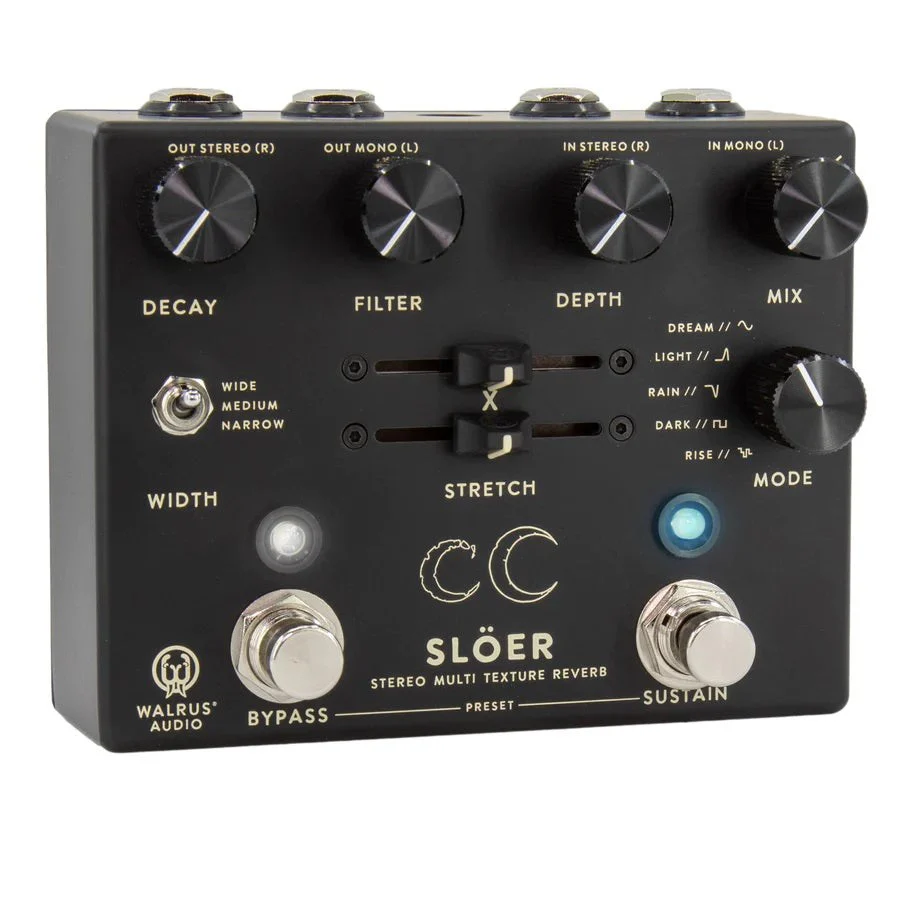 Walrus Audio - Slöer Stereo Ambient Reverb  - Black - Image 3