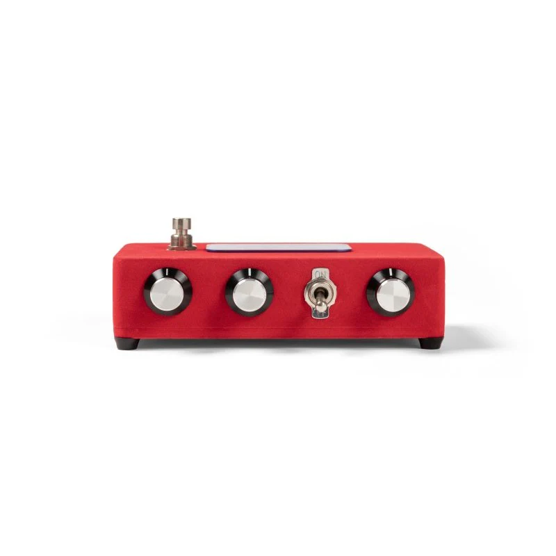 Warm Audio - Foxy Tone Box - Octave Fuzz Guitar Pedal - Limited Edition Red - WA-FTR - Image 3
