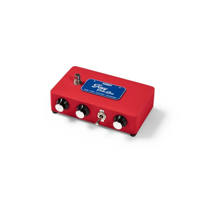 Warm Audio - Foxy Tone Box - Octave Fuzz Guitar Pedal - Limited Edition Red - WA-FTR - Image 4