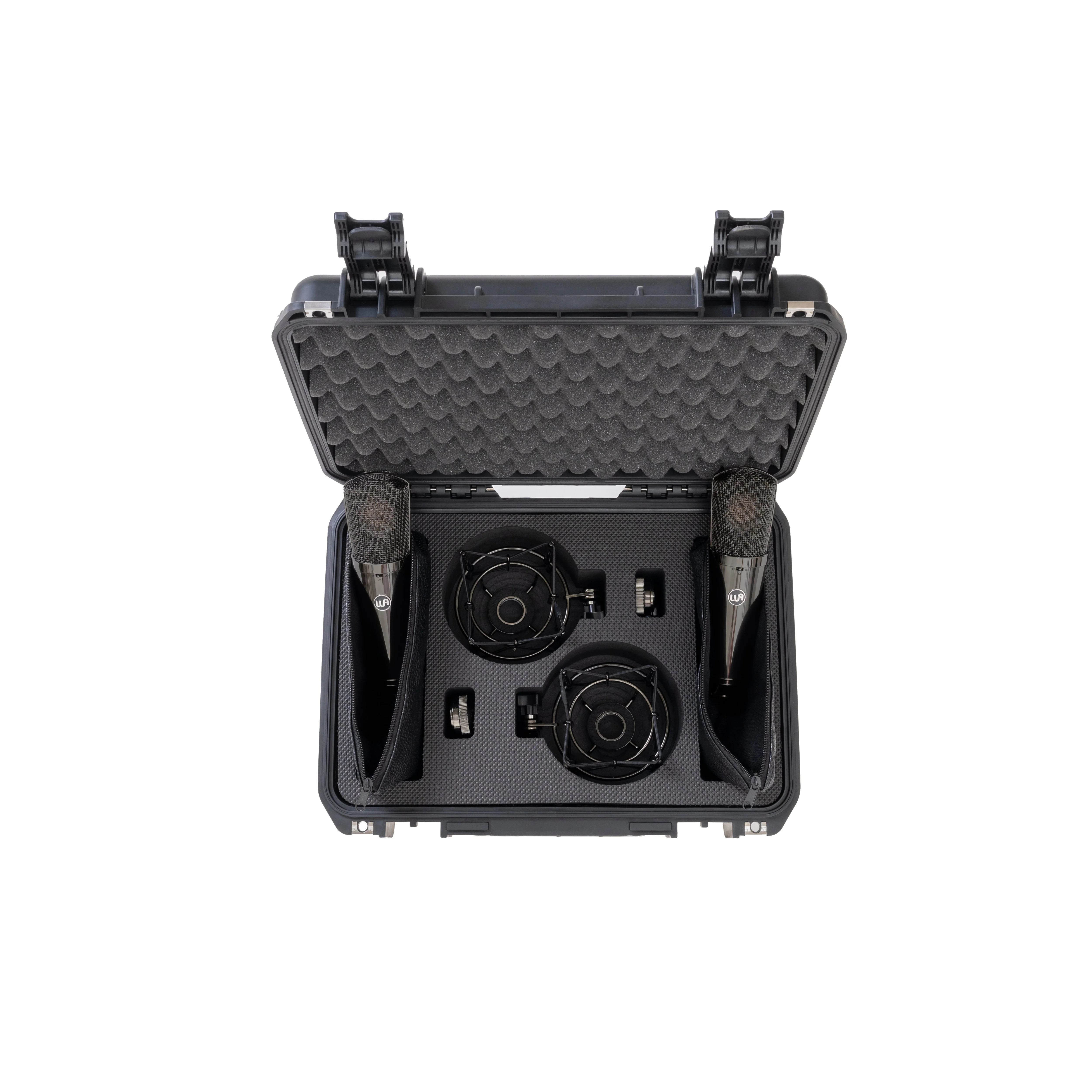 Warm Audio - Limited-Edition Stereo Pair Large-Diaphragm Balanced Condenser Microphone - Titanium Finish - WA87-R2-TS - Image 3