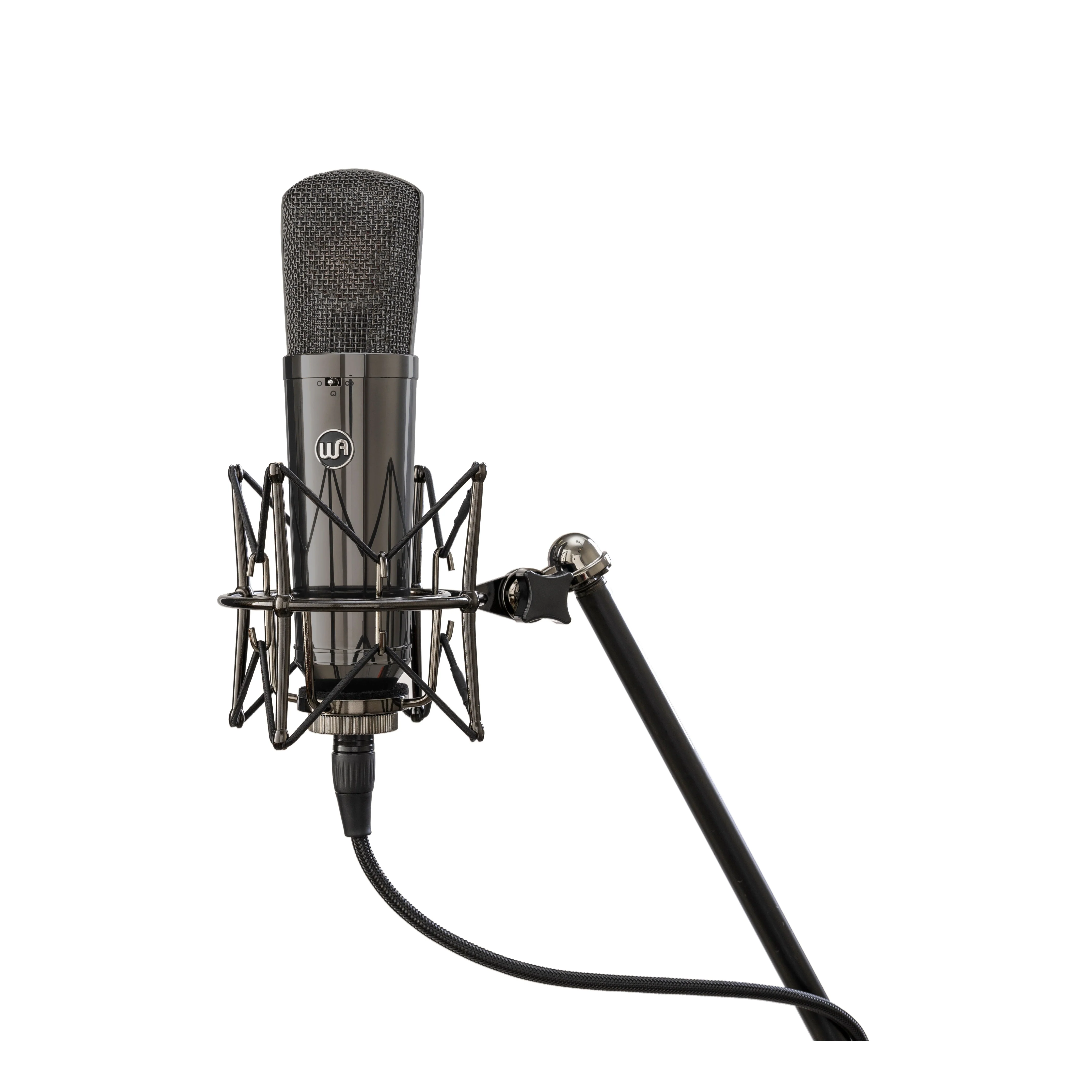 Warm Audio - Limited-Edition Stereo Pair Large-Diaphragm Balanced Condenser Microphone - Titanium Finish - WA87-R2-TS - Image 5