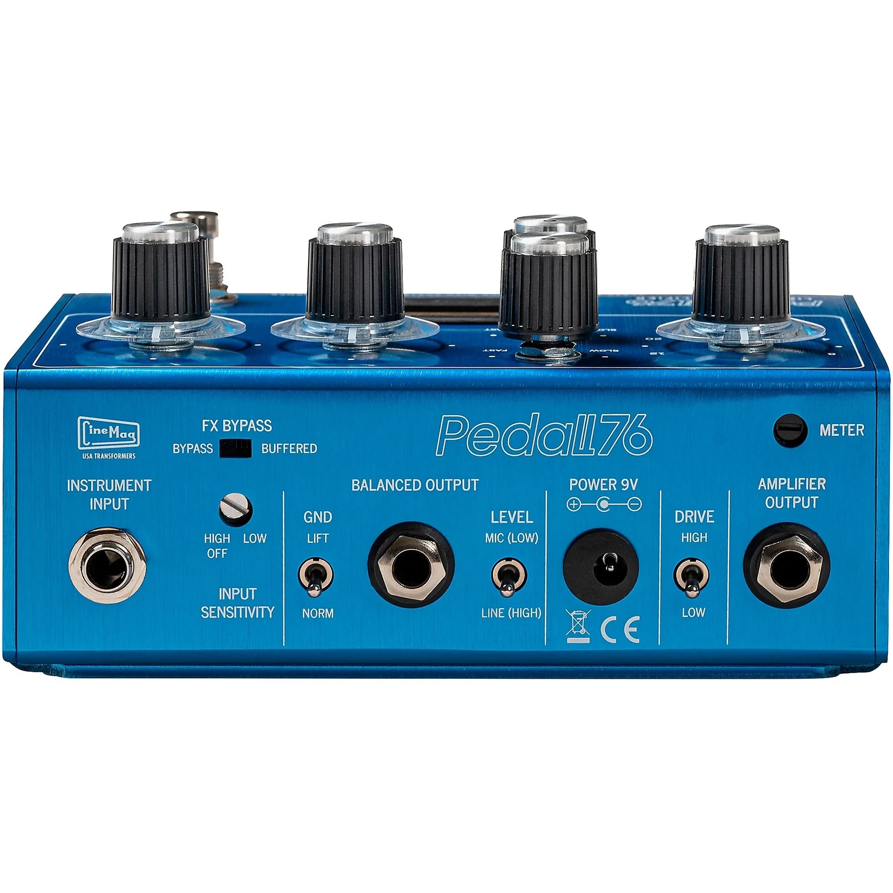 Warm Audio - Pedal76 - All-Analog Transformer-Balanced FET Compressor Pedal - Limited Edition Blue - WA-76PB - Image 2