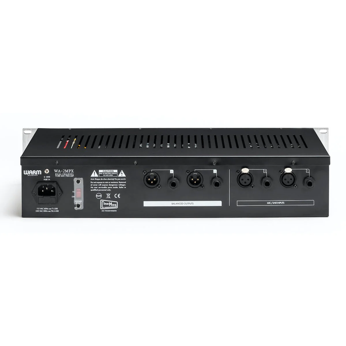 Warm - WA-2MPX Dual Channel Tube Mic Preamp - Image 2