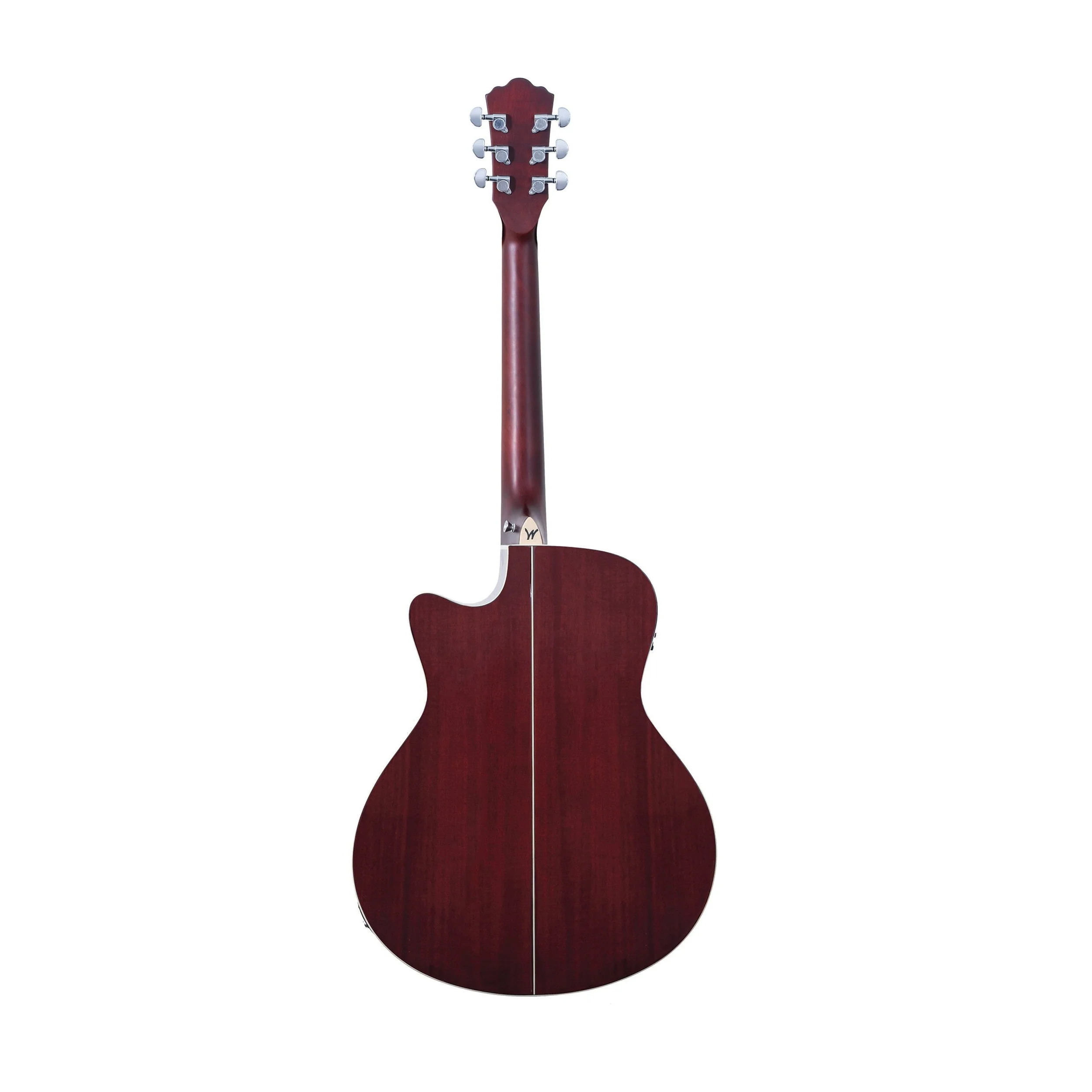 Washburn - Deep Forest Burl Grand Auditorium Acoustic-Electric Guitar - Amber Fade - DFBACEA - Image 2