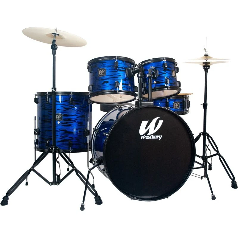 Westbury - 400 Series 5-Piece Studio Drumset Blue Oyster W465TC-BLO
