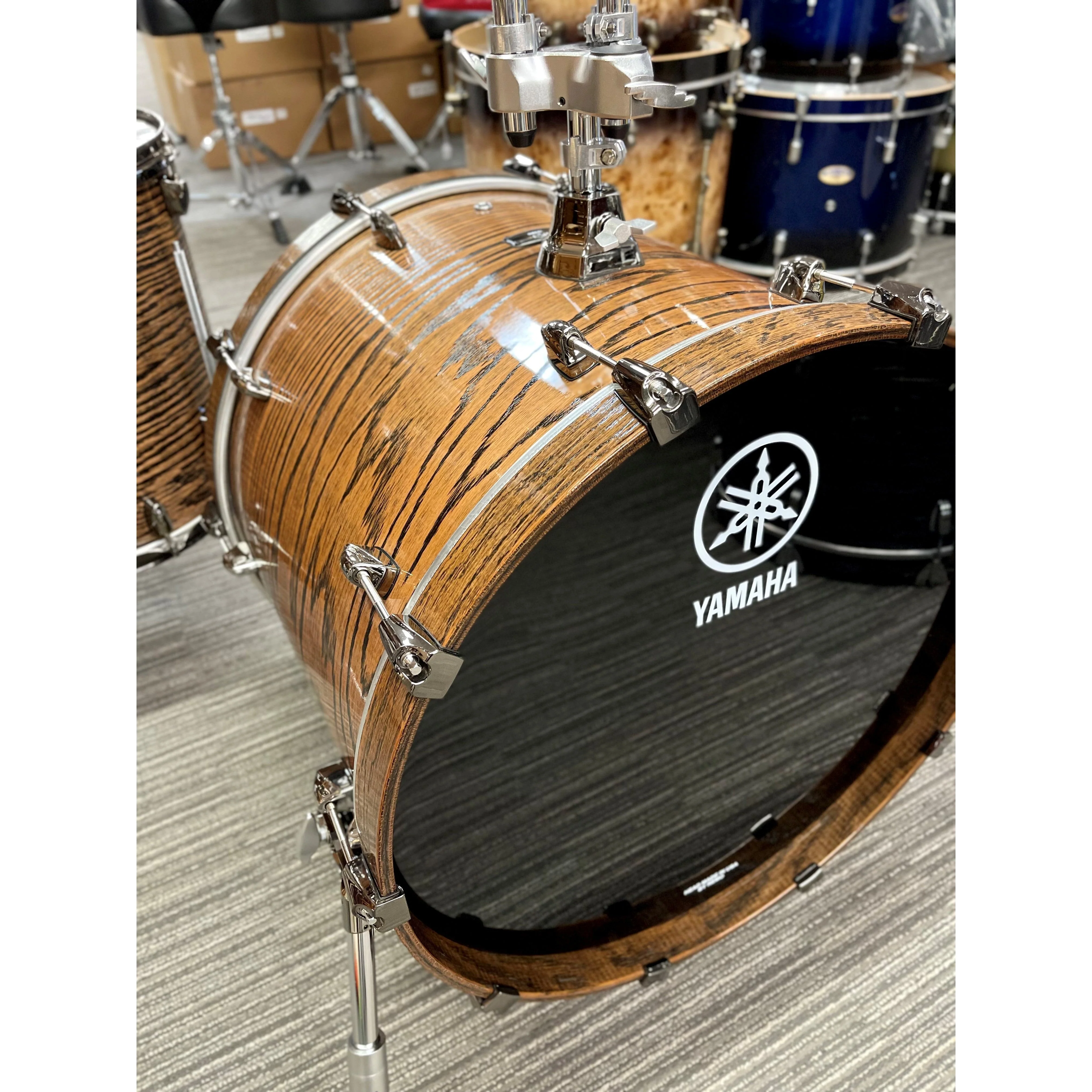 Yamaha - Live Custom Hybrid Oak 4-Piece Shell Kit UZU Natural LCH2F4 - Image 3