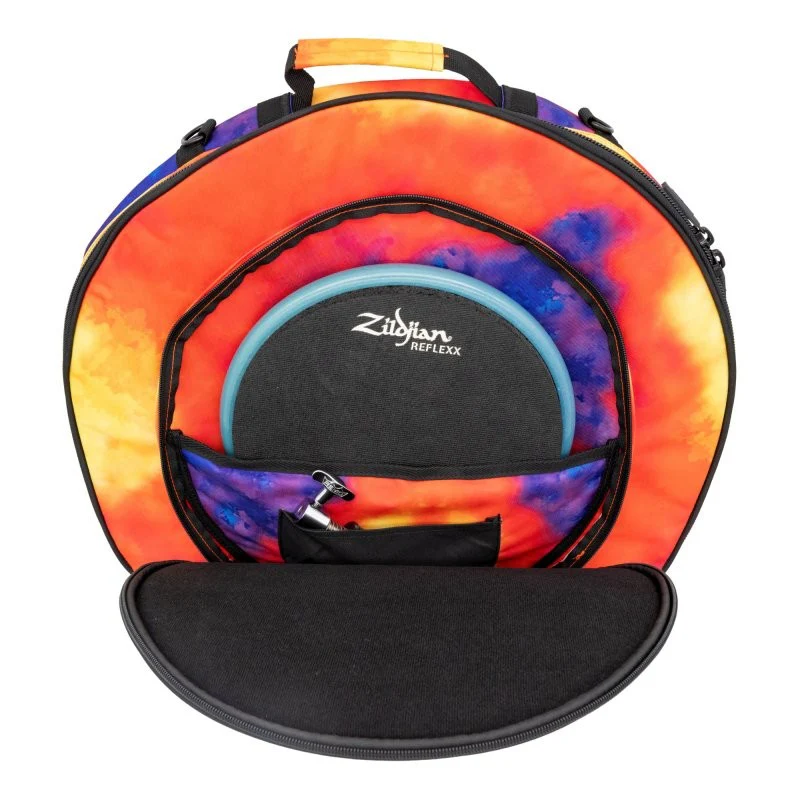 Zildjian - 20" Student Cymbal Backpack, Orange, Blue & Yellow - ZXCB00220 - Image 4
