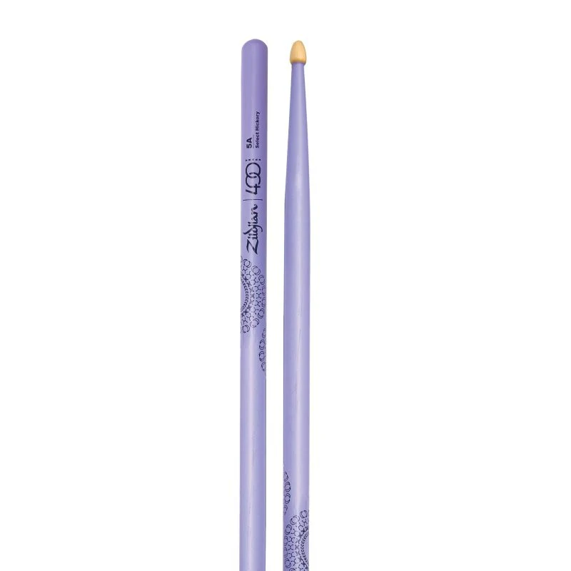 Zildjian - Limited Edition 400th Anniversary 5A Acorn Purple Drumstick - Z5AACP-400 - Image 4