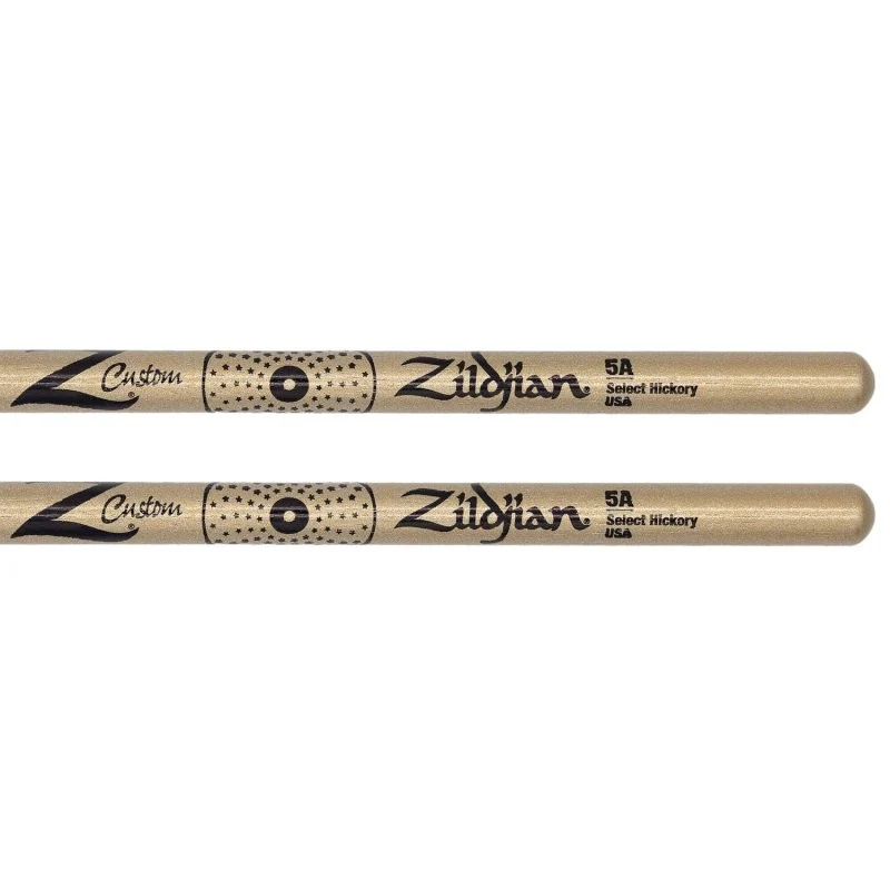 Zildjian - Z Custom LE Drumstick Collection 5A Gold Chroma - Nylon Tip - Z5ACGN-ZC - Image 2