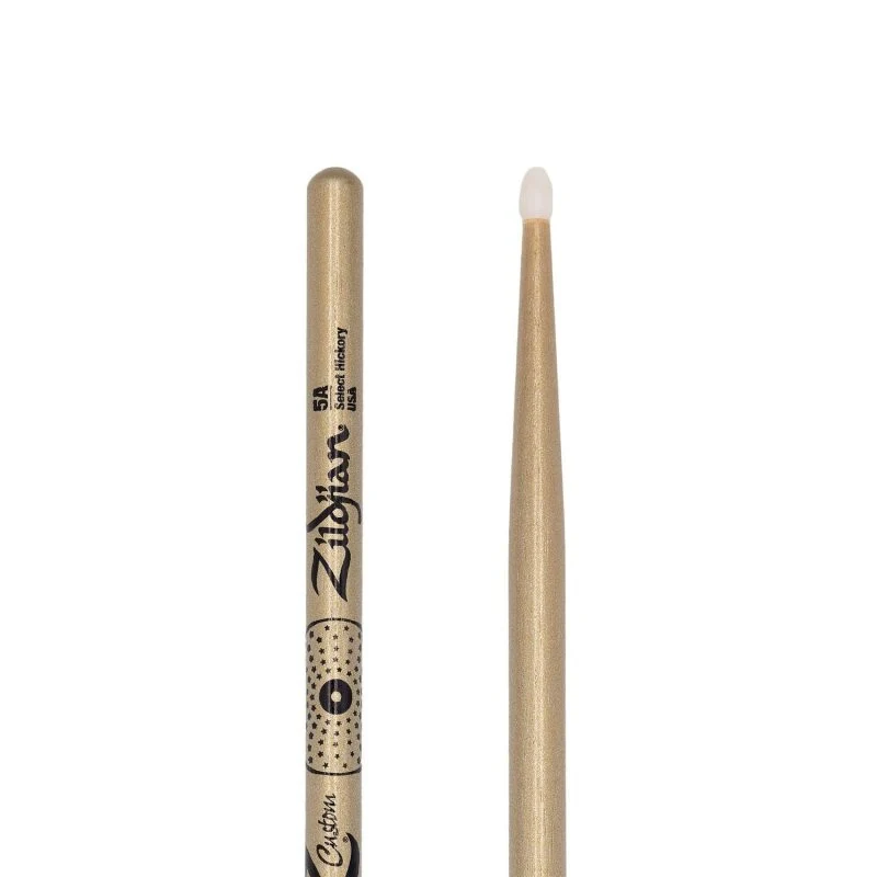 Zildjian - Z Custom LE Drumstick Collection 5A Gold Chroma - Nylon Tip - Z5ACGN-ZC - Image 4