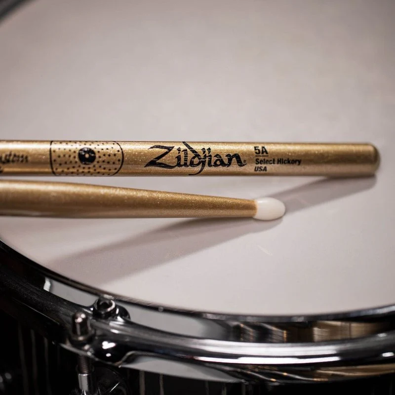 Zildjian - Z Custom LE Drumstick Collection 5A Gold Chroma - Nylon Tip - Z5ACGN-ZC - Image 5