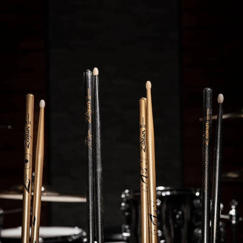 Zildjian - Z Custom LE Drumstick Collection 5A Gold Chroma - Nylon Tip - Z5ACGN-ZC - Image 6