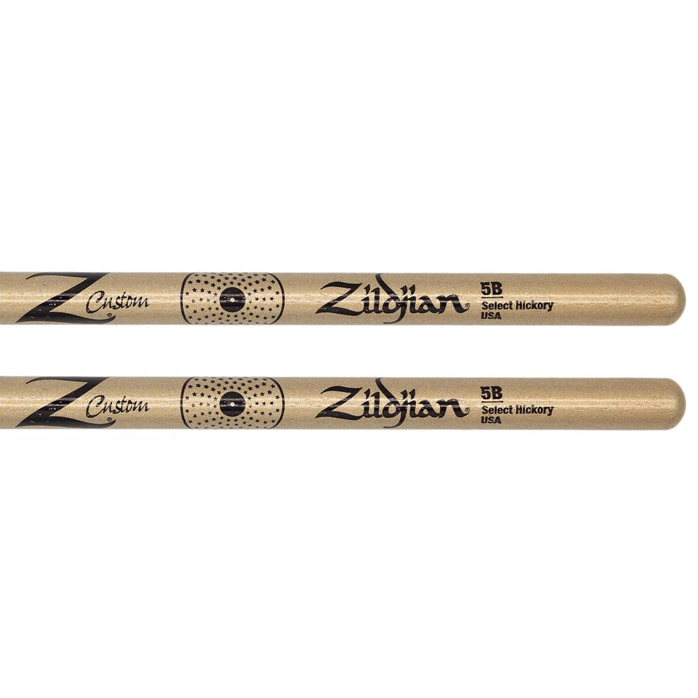 Zildjian - Z Custom LE Drumstick Collection 5B Gold Chroma - Nylon Tip - Z5BCGN-ZC - Image 2