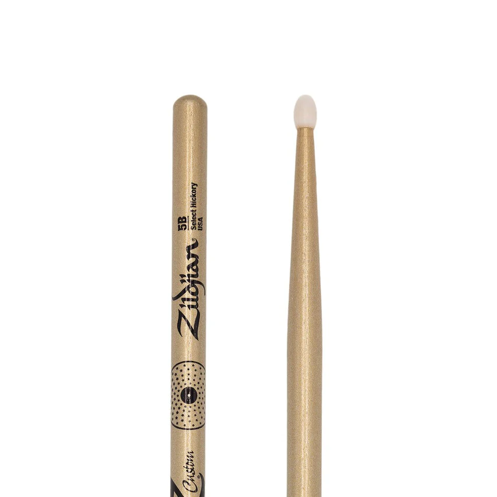 Zildjian - Z Custom LE Drumstick Collection 5B Gold Chroma - Nylon Tip - Z5BCGN-ZC - Image 4