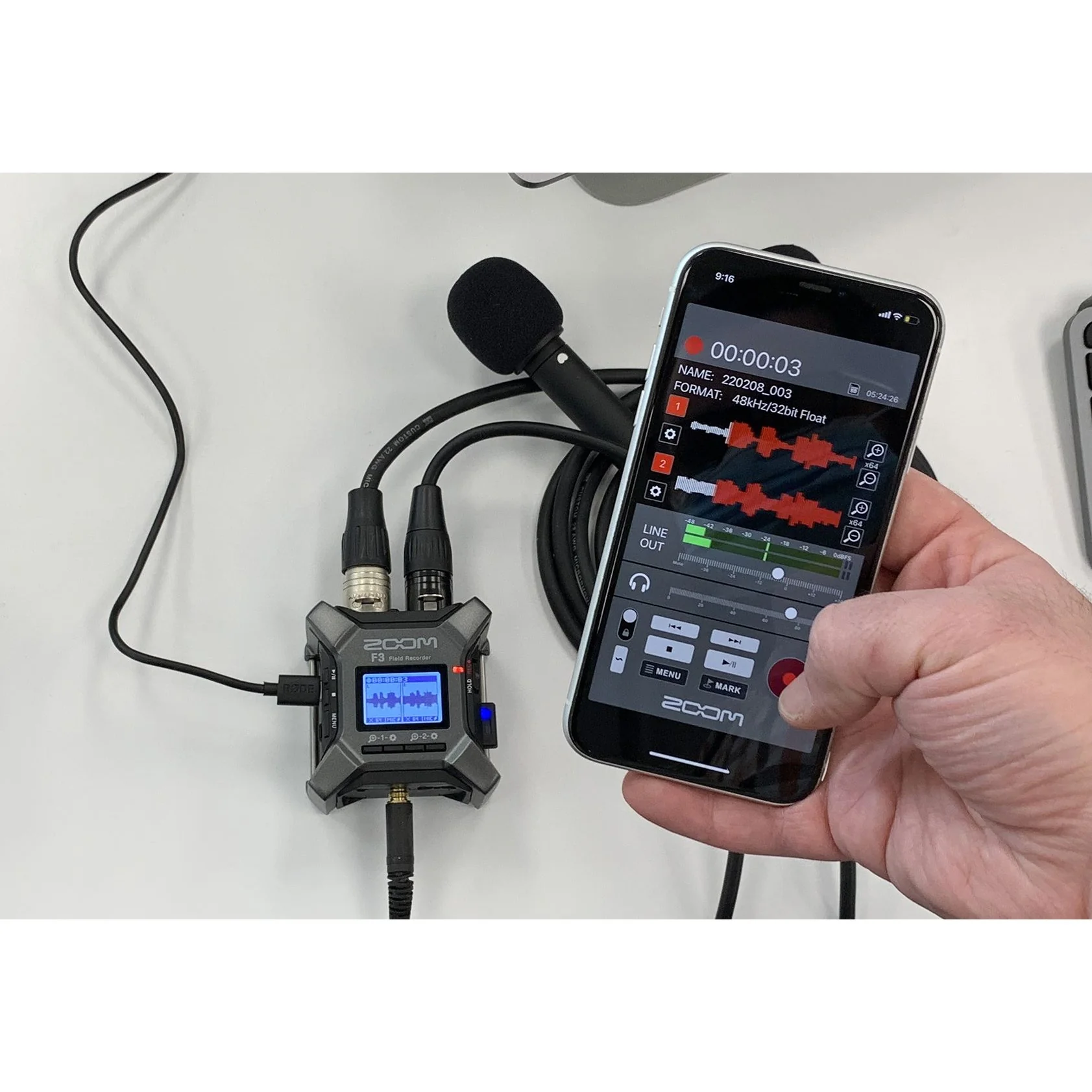Zoom - F3 2Channel Field Recorder - Image 5